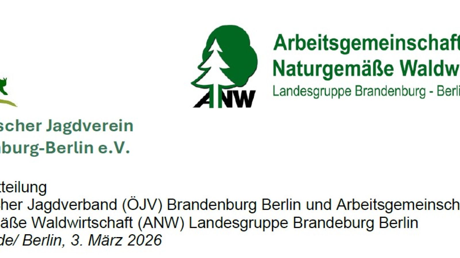 Bild zum Thema: Jagd ist die Kunst des Handelns